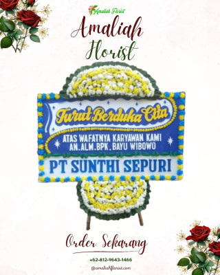 Papan Bunga Duka di Tunjung Teja