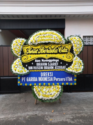 Papan Bunga Duka di Tunjung Teja